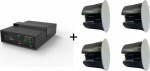 Vivolink Audiopack Subwoofer + 4 x Pro, Ceiling Speakers