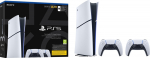 Konsola SONY PS5 Digital 825GB + 2 kontrolery DS5