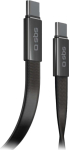 Kaabel SBS USB-C/USB-C, 60W, 1m, Flat Connector, Black
