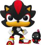 Funko Pop! Games: Sonic The Hedgehog - Shadow with Dark Chao (Flocked) (Special Edition) #1151 Vinyl Figure