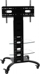 Techly Wagen - for flat screen / AV-equipment - Schwarz (32"-70")