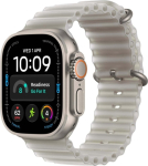Apple Watch Ultra 4 Cellular 49mm Natural Tit./Translucent Grey Ocean Band