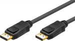 Wentronic DisplayPort connection-cable 1.0m, 1.2, 4K 4096x2160@60Hz, black