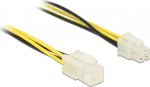 DELOCK Power cable P4 4pol -> P4 4pol St/Bu 0.30m