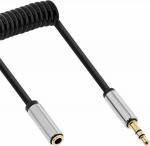 Kabel InLine Jack 3.5mm - Jack 3.5mm 0.5m srebrny (99284)