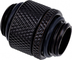 Alphacool Icicle double adapter rotatable G1/4 AG auf G1/4 AG - schwarz