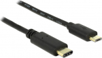 DELOCK USB-C Kabel -> Micro-B St/St 2.00m schwarz