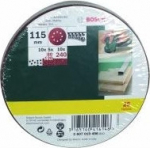 BOS Bosch Schleifpapierset - 25 St&uuml;cke - 115 mm
