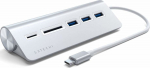Satechi ST-TCHCRS - USB 3.2 Gen 1 (3.1 Gen 1) Type-C - Silber - MicroSD (TransFlash) - SD - USB 3.2 Gen 1 (3.1 Gen 1) Type-A - Aluminium - Windows 2000 - Windows 7 - Windows 8 - Windows ME - Windows XP