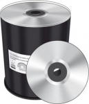 MediaRange CD-R 700MB 100pcs vollfl&auml;chig bedruckbar silber