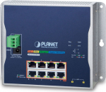 Planet IP30, IPv6/IPv4, L2+ 8-Port, 10/100/1000T 802.3at PoE