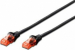 Digitus DIGITUS DK-1512-015/BL DIGITUS Kabel patch cord UTP, CAT.5E, czarny, 1.5m 15 LGW