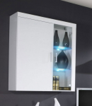 Cama MEBLE Cama hanging display cabinet SAMBA white/white gloss