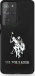 US POLO US Polo USHCS21LSLHRBK S21 Ultra G998 czarny/black Silicone Logo