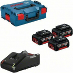 BOS Bosch BOSCH.BATTERY 18V 5.0Ah x3 +CHARGER GAL 18V-40 +LB B0615990L3T