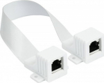 Alcasa Good Connections RJ45 Window feedthrough white 51.5cm