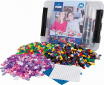 Plus Plus Plus-Plus, Mini Basic, Neon, Brocade, 2 shallow - 2400 szt - Education