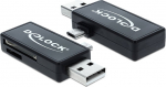 DELOCK Card Reader USB micro B -> SD/microSD OTG extern