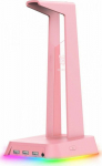 Onikuma Backlit headphone stand RGB Onikuma ST2 pink