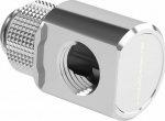 Barrow Adapter 90 Grad G1/4 Zoll AG auf G1/4 Zoll IG - drehbar, silber