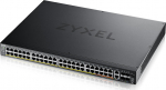 ZyXEL XGS2220 Series XGS2220-54HP - Switch - 48 Port GbE L3 Access, NebulaFLEX Cloud, with 6 10G Uplink - managed - 40 x 10/100/1000 (PoE+)