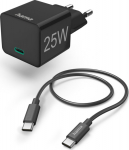 Hama Netzteil - 25 Watt - 3 A - PD, QC 2.0, QC 3.0 (USB-C)