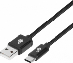 TB Kabel USB-USB C 3 m. black string