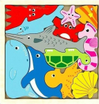 Swede Puzzle wooden Animals