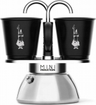 Bialetti Mini Express Induction +2Cups black