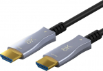 Wentronic 65558 - 50 m - HDMI Typ A (Standard) - HDMI Typ A (Standard) - 3D - 48 Gbit/s - Schwarz - Grau