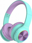 Headphones PowerLocus Kids wireless headphones PowerLocus PLAID (blue-violet)