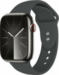 Crong Liquid - Pasek do Apple Watch 44/45/46/49 mm (grafitowy)
