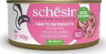 SCHESIR Tuna with ham in broth - wet cat food - 140g