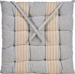 Giftdecor NOMO Striped Tied Chair Cushion, 40 x 40 cm
