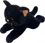 Madej Lying Cat Mascot 45 cm czarny