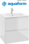 Cersanit AQ.401-1106011 / AQUAFORM / OTTIMA / WALL-HUNG WASHBASIN CABINET 60X60X45 DSM WHITE GLOSSY /