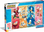Clementoni Puzzle Maxi SuperColor Sonic 60 element&oacute;w (26073)