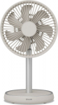 Duux Fan | Rize Flex | Stand Fan | Greige | Diameter 21 cm | Number of speeds 4 | Oscillation | 10 W