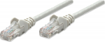 INTELLINET Patchkabel RJ45 U/UTP Cat5e 10m Lever protection gray