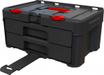 Toolbox KETER Stack'N'Roll (17210832/253384) 2 drawers Black