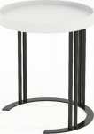Side table KEIRA D40xH45cm, white