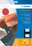 Herma fototasku 10x15cm horisontaalne 10l, must (7786)