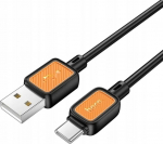 Kabel USB Hoco USB-A - USB-C 1 m Czarny