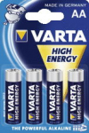 Varta 1x4 Varta High Energy AA LR 6, 1x4 Varta High Energy AA LR