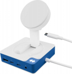 Hyper HyperDrive Flex MagCharge USB-C Hub, White/Blue | HD8100BUGL | HDMI ports quantity 1