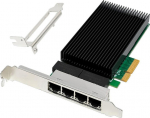 MicroConnect Network Card PCIe x4 I226-T4 Quad- 25G RJ45 - PCI