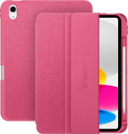 4kom.pl Tech-Protect case SmartCase Pen Canvas do Apple iPad 10.9'' 2022 / 11'' 2025 Magenta Bloom