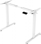 Table leg ERGO FIT with 1 motor, white
