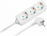 Rebel Electro Rebel Power Strip White Extension Cord KEMOT 3 German sockets, kabel 3m (1.5mm)