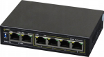 S64WP PULSAR Switch PoE 6-portowy Fast Ethernet, 4x PoE (no power supply included)